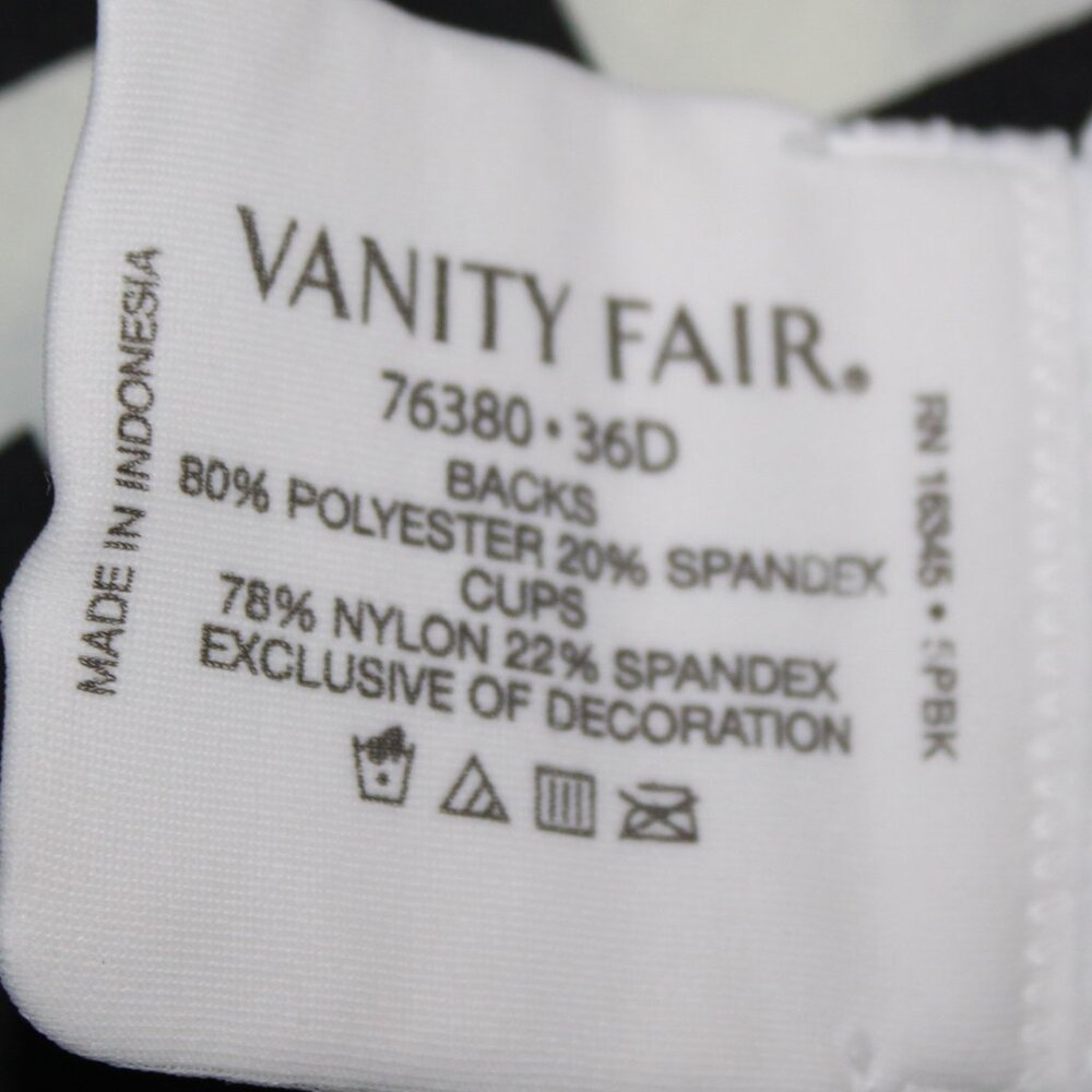 Vanity Fair Beauty Back Full Figure Minimizer Underwire Bras (2 Bras)---Size 36D - Picture 7 of 9